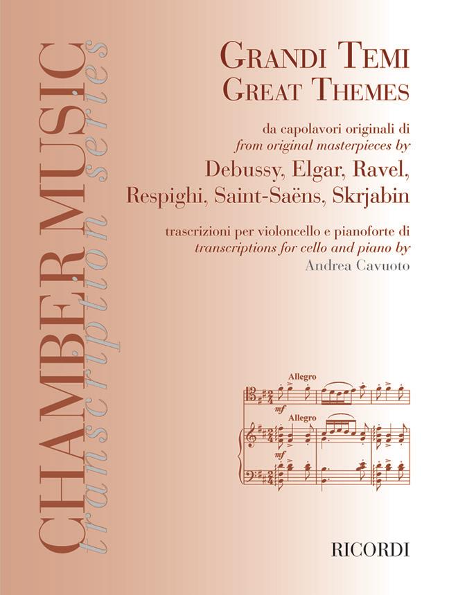 Grandi Temi - Ed. A. Cavuoto - Trascrizioni Per Violoncello E Pianoforte - violoncello a klavír